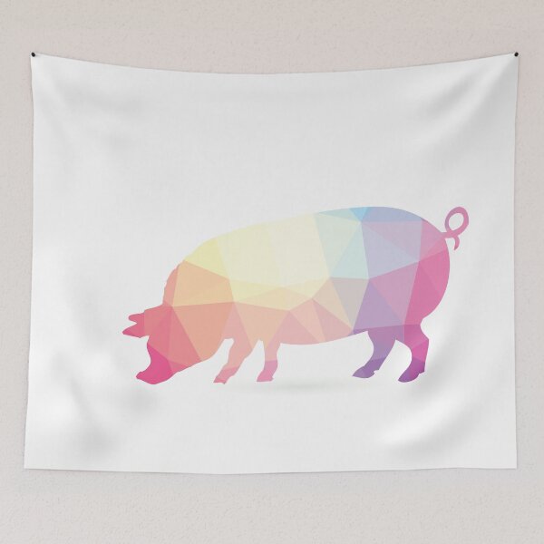 Item preview, Polygonal Pig designed and sold by meursaultdesign.