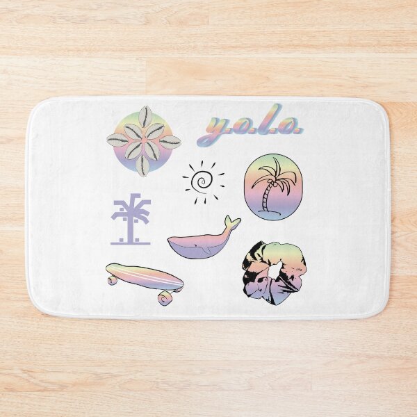 Item preview, Pastel Rainbow Summer Palm Tree Fun Sticker Pack designed and sold by The-Goods.