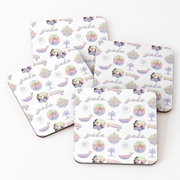 Item preview, Pastel Rainbow Summer Palm Tree Fun Sticker Pack designed and sold by The-Goods.