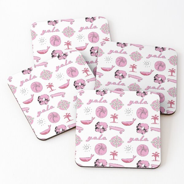Item preview, Pink Summer Palm Tree Fun Sticker Pack designed and sold by The-Goods.