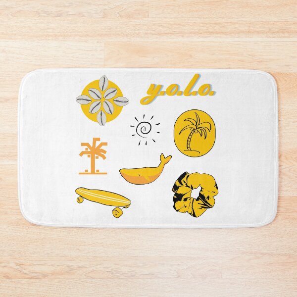 Item preview, Yellow Summer Palm Tree Fun Sticker Pack designed and sold by The-Goods.
