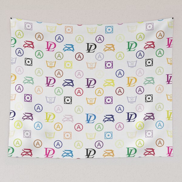 Item preview, Dirty Laundry - in a Louis-V-Style - Living Hell designed and sold by Hell-Prints.