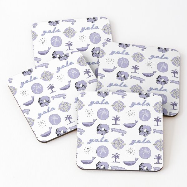 Item preview, Lilac light Purple Summer Palm Tree Fun Sticker Pack designed and sold by The-Goods.