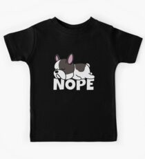 French Bulldog Nope Kids T-Shirt