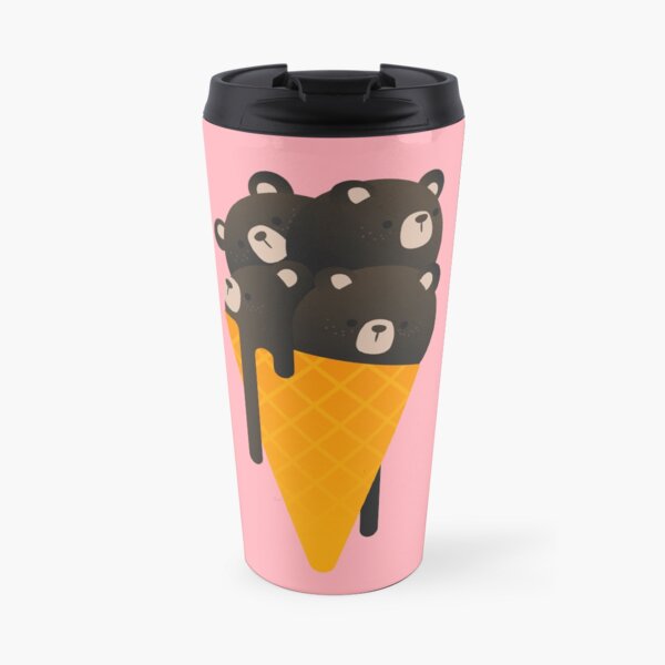 Chocolate Bears Ice Cream Travel Mug
