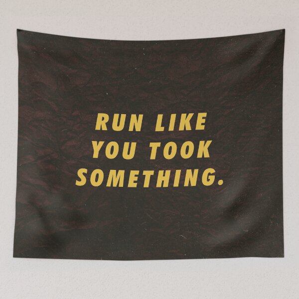 Item preview, Run like you took something Moving Forward designed and sold by artworkbyrihen.