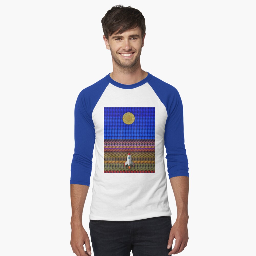 Item preview, Baseball ¾ Sleeve T-Shirt designed and sold by Vk91art.