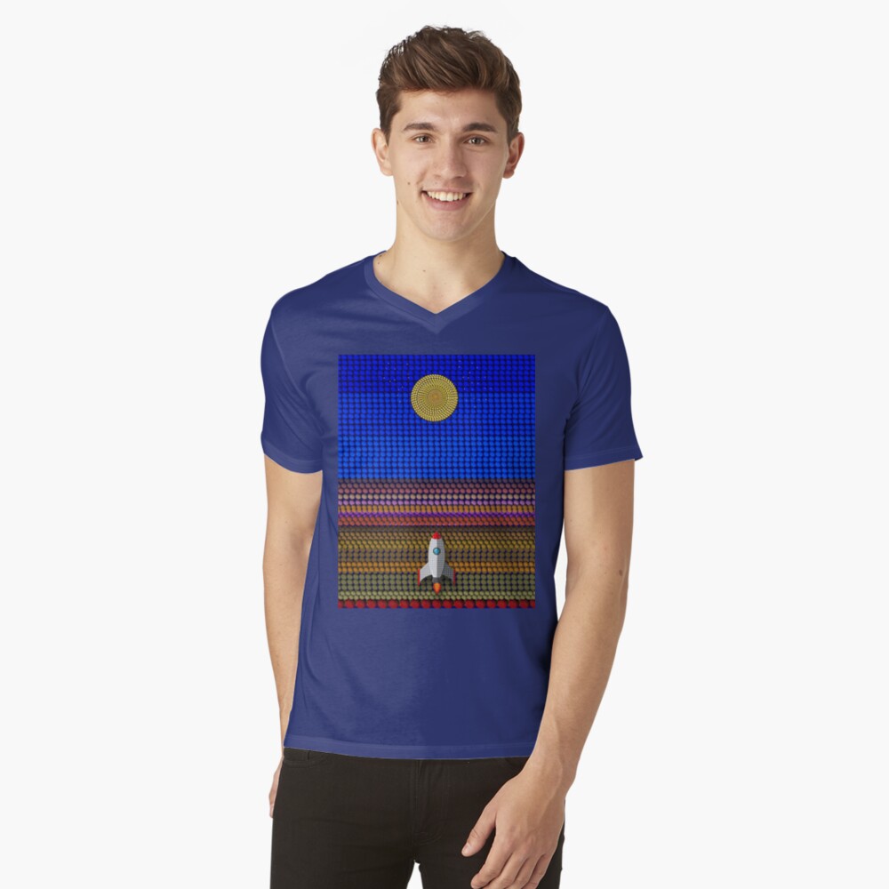 Item preview, V-Neck T-Shirt designed and sold by Vk91art.