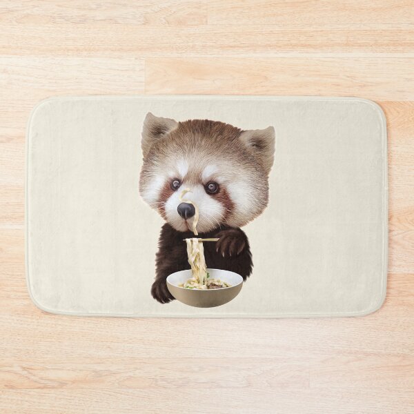 Item preview, RED PANDA LOVES NOODLE designed and sold by Jumali Katani.
