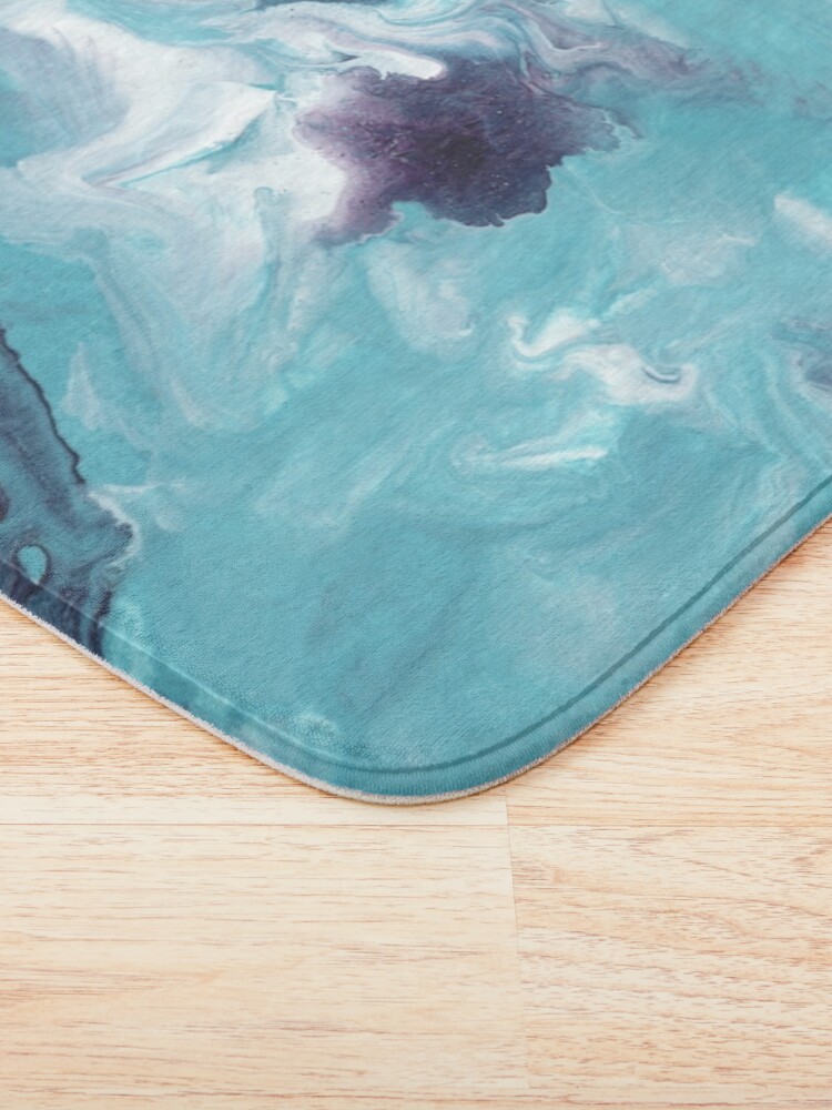 Alternate view of Fluid Painting Sea Activity III Bath Mat