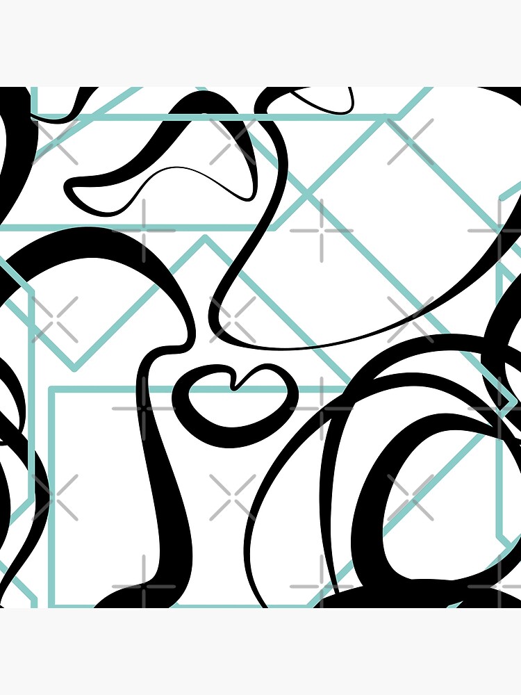 Abstract shapes geometric pattern by nobelbunt
