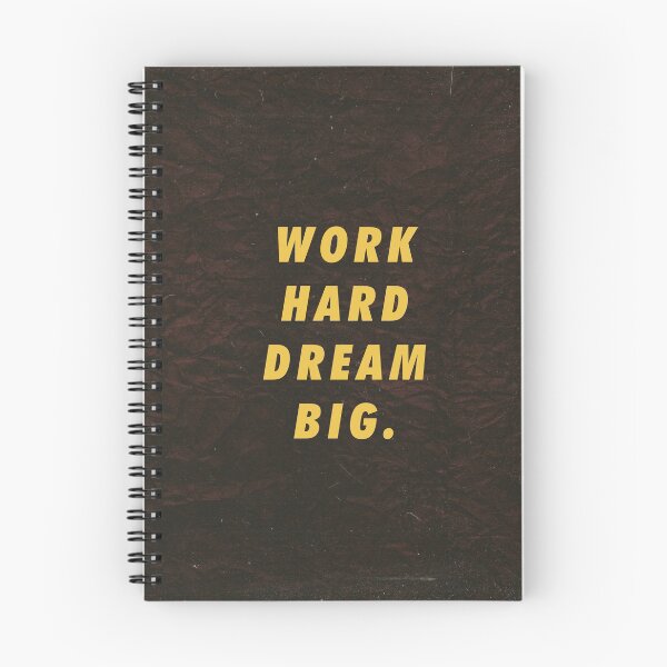 Item preview, Work Hard Dream Big Words Of Encouragement designed and sold by artworkbyrihen.