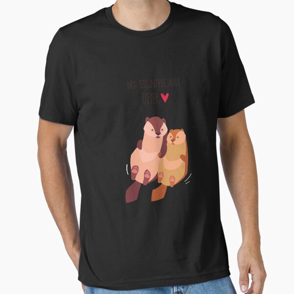 Item preview, Significant Otter - Cute Otter Valentines Pun designed and sold by PrintPress.