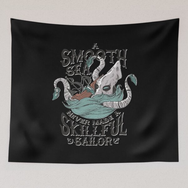 Item preview, Smooth Sea Skillful Sailor - Sailing Motivational designed and sold by PrintPress.