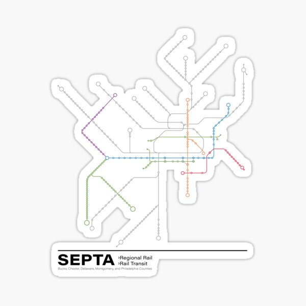 Artikel-Vorschau von SEPTA-ÖPNV-Karte, designt und verkauft von philly-jawn.