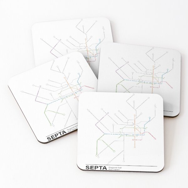 Item preview, SEPTA Transit Map designed and sold by philly-jawn.