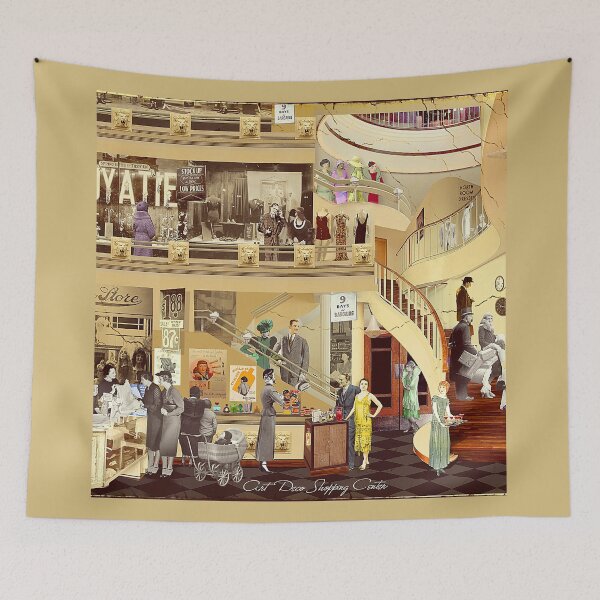 Item preview, Art Deco Shopping Center (Boosted Color) designed and sold by PrivateVices.