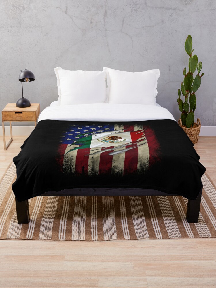 Proud Mexican American - American Flag with the Mexican Flag