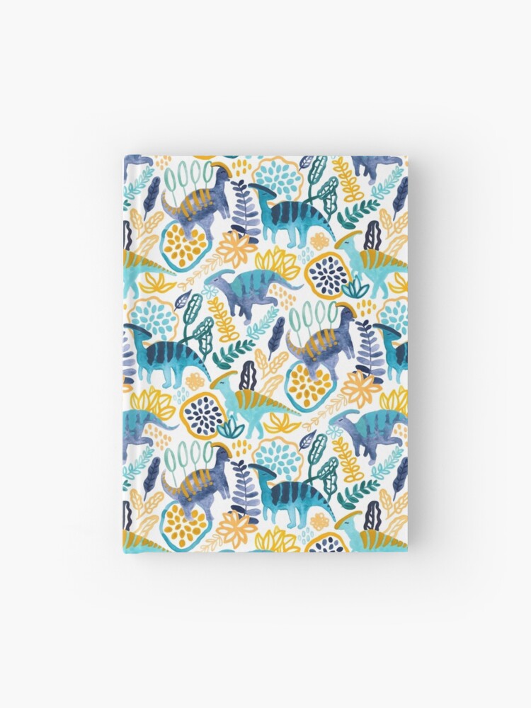 Thumbnail 1 of 3, Journal, Gouache Parasaurolophuses designed and sold by TigaTiga.