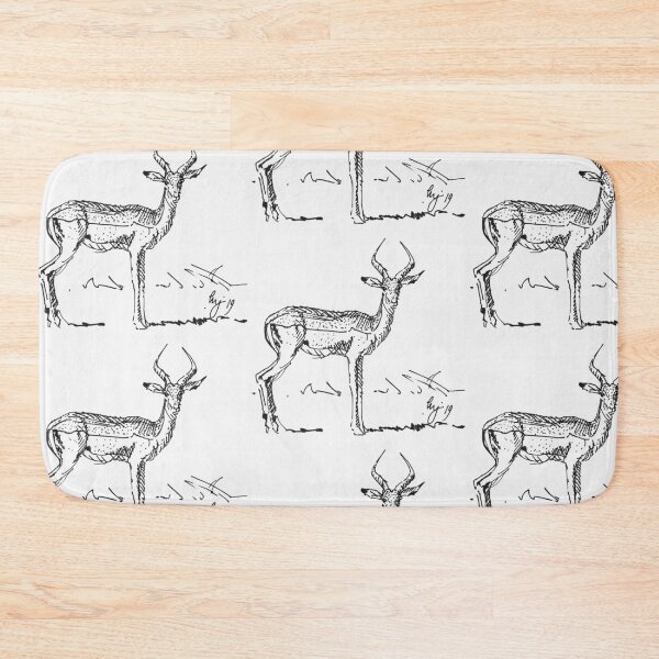 Item preview, Impala with antlers illustration designed and sold by MikeJory.