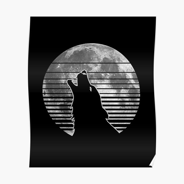 Poster Drei Wolf Mond Redbubble