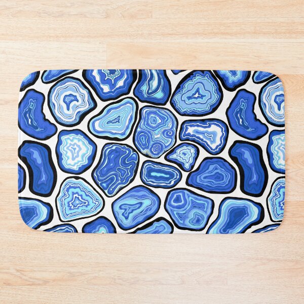 Item preview, Blue agate slices designed and sold by Katerina Mitkova Kirilova.