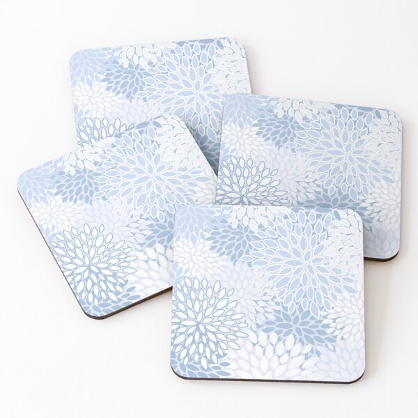 Item preview, Soft Pattern Floral Blue and White designed and sold by meggydesigns.