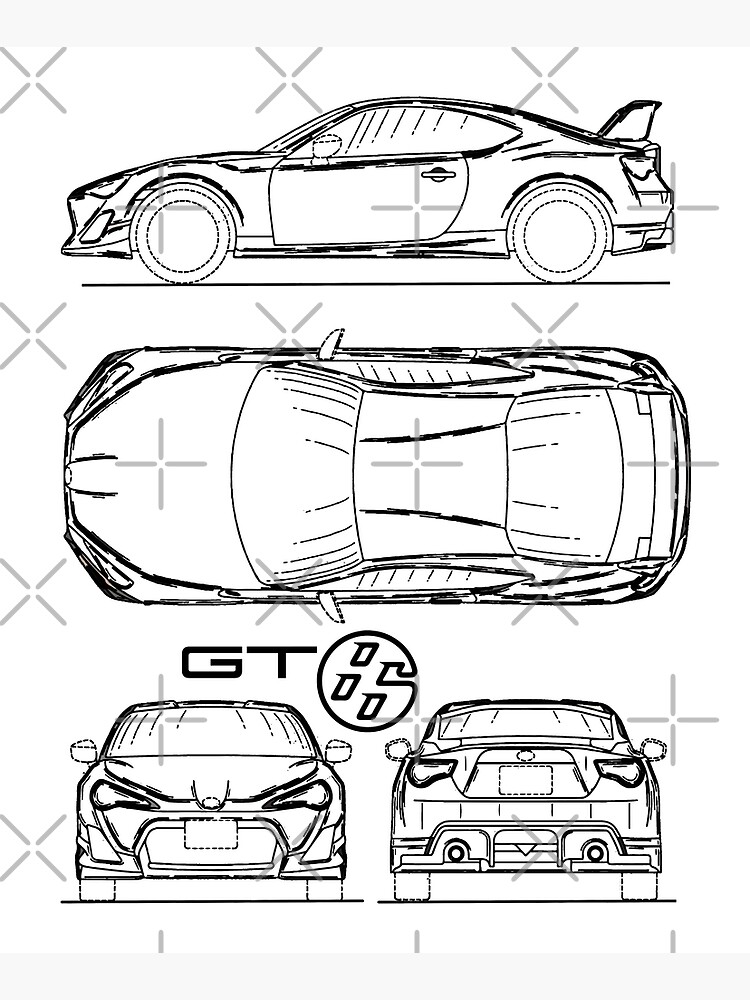 GT86 Blueprint by rogue-design
