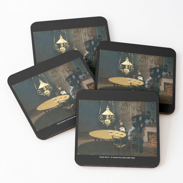 Item preview, Claude Monet - Un interior después de la cena (1868-1869) designed and sold by knightsydesign.