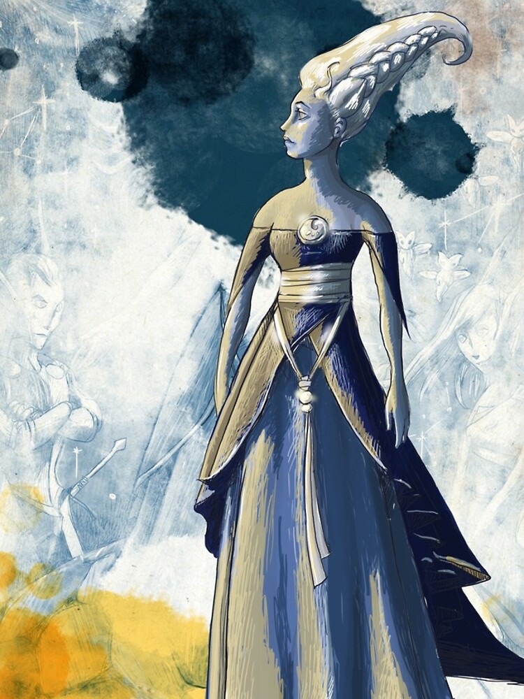 Thumbnail 5 of 5, iPhone Case, Lady Moon designed and sold by LGiol.