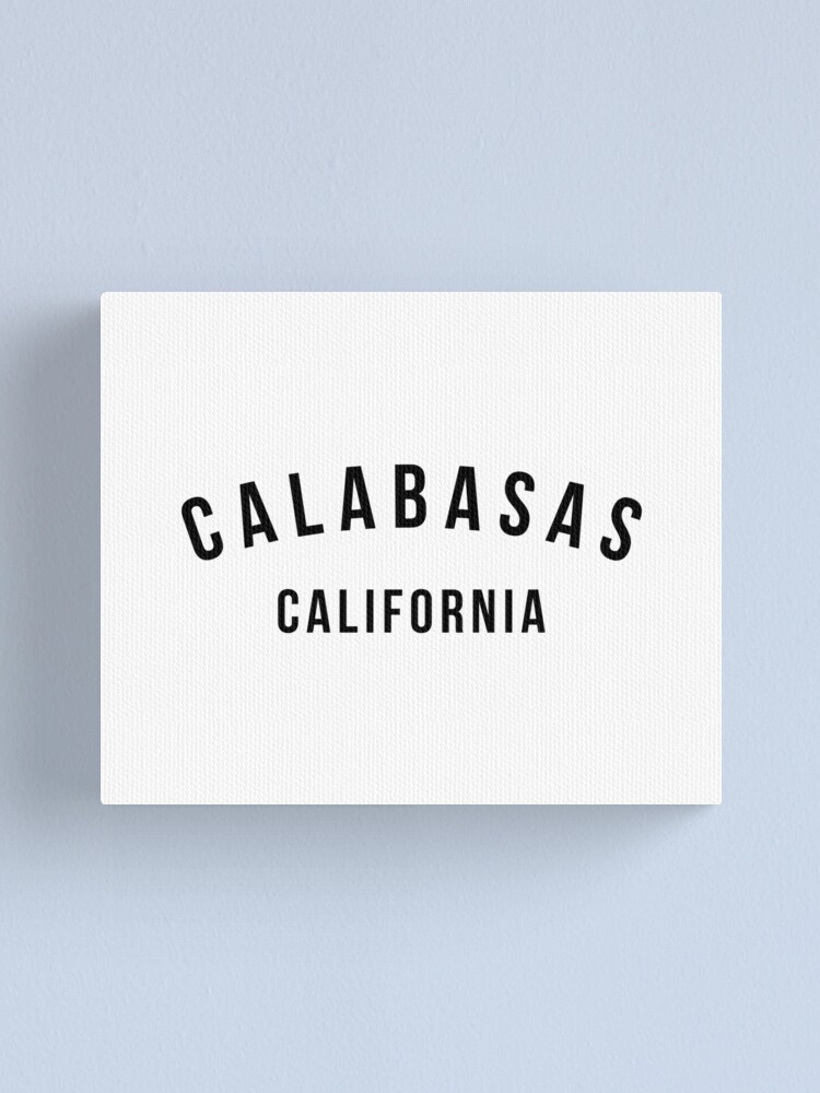 Lienzo for Sale con la obra «Calabasas California Ciudad Estado - Main Image