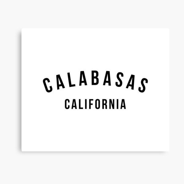 "Calabasas California City State" Canvas Print for Sale by lukassfr