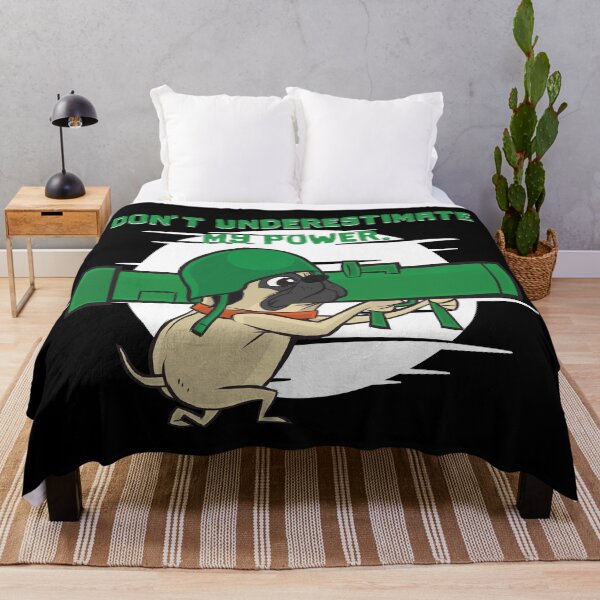 Item preview, Funny pug dogs design. | Do not understestimate my power. designed and sold by emphatic.