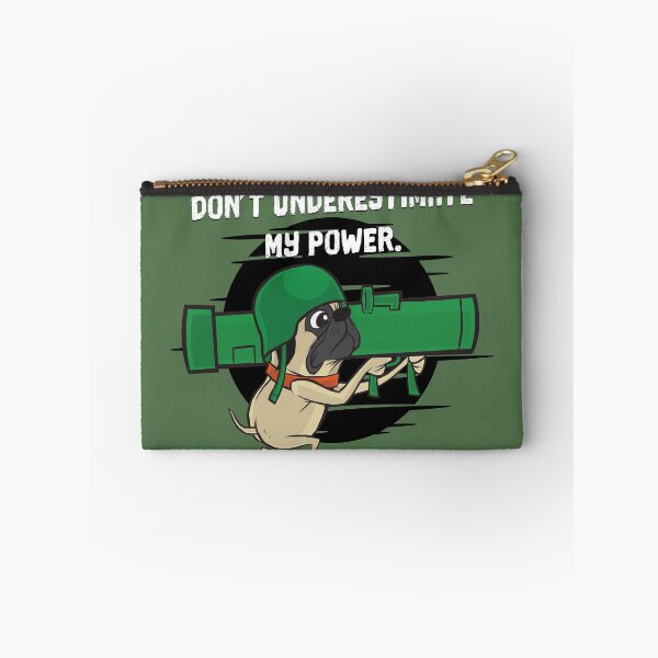 Item preview, Funny pug dogs design. | Do not understestimate my power. designed and sold by emphatic.