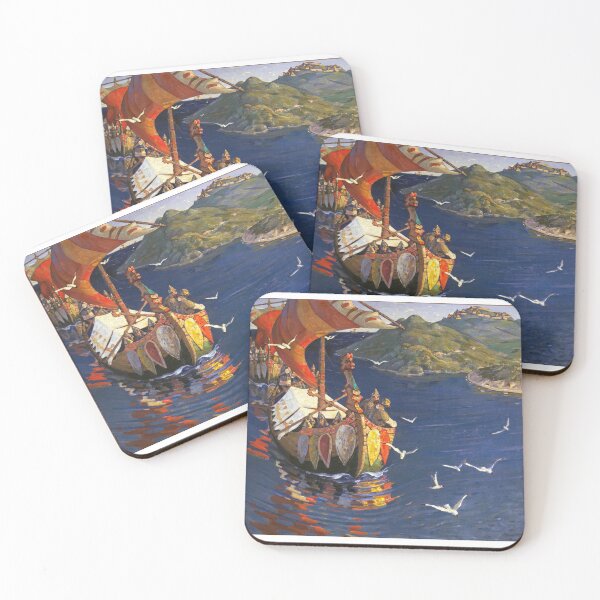 Item preview, Nicholas Roerich, Viking Guests from Overseas  designed and sold by Vintage Designs +.