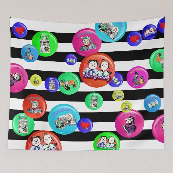 Item preview, Max and Moritz, funny retro illustration designed and sold by Mauswohn.