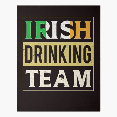 irish drinking team shirts