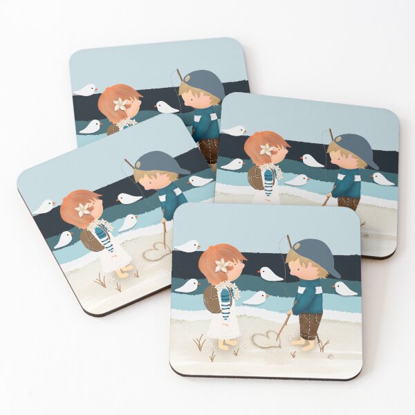 Item preview, Love Heart in the Sand Valentines designed and sold by Karin Taylor.