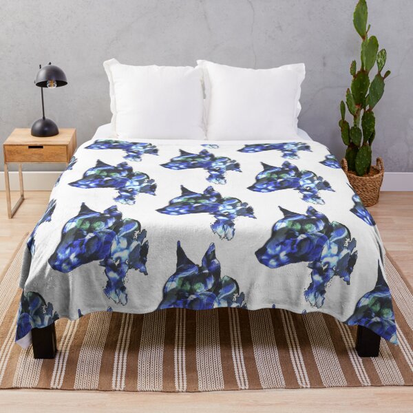 Item preview, Blue heeler floral designed and sold by Catherine Mordis.