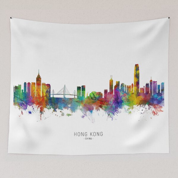Artikelvorschau, Hong Kong Skyline entworfen und verkauft von ArtPrints.