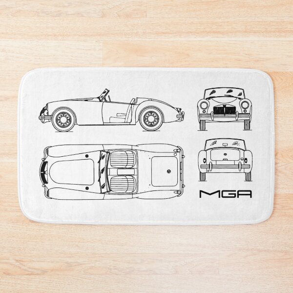 Item preview, MGA Sports Car Blueprint designed and sold by rogue-design.