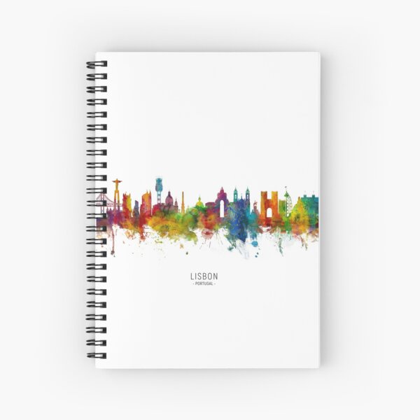 Aperçu de l'œuvre Lisbon Portugal Skyline créée et vendue par ArtPrints.