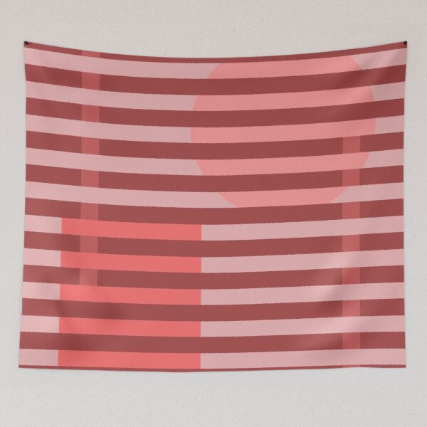 Item preview, Blush and Coral Modern Geometry  designed and sold by hellcom.