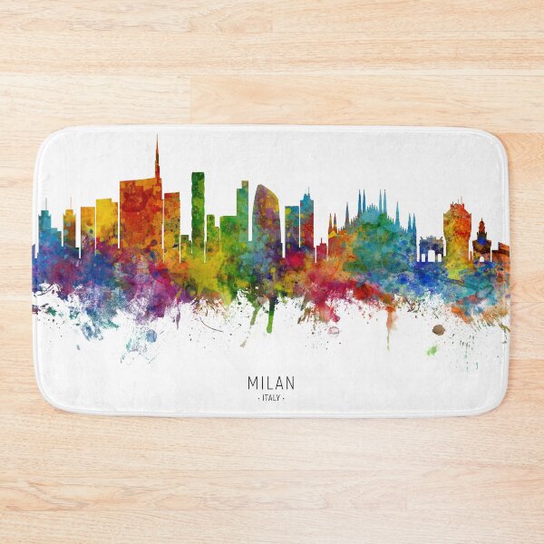 Item preview, Milan Italy Skyline designed and sold by ArtPrints.