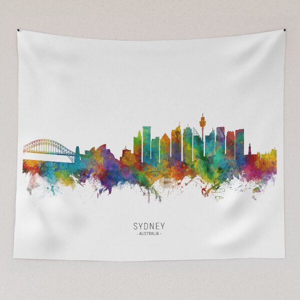 Item preview, Sydney Australia Skyline designed and sold by ArtPrints.