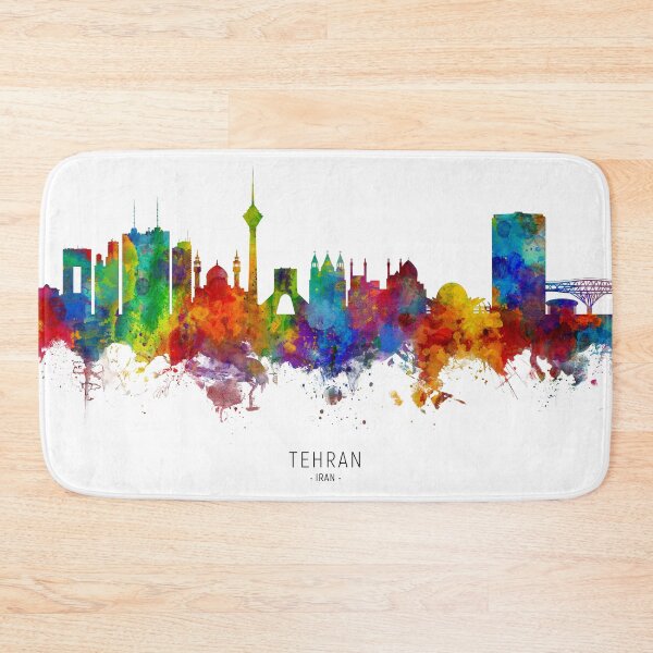 Item preview, Tehran Iran Skyline designed and sold by ArtPrints.