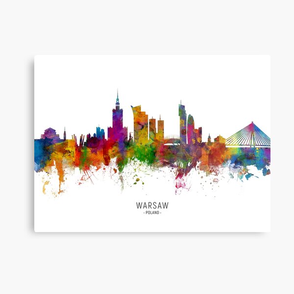 Item preview, Warsaw Poland Skyline designed and sold by MICHAEL TOMPSETT.
