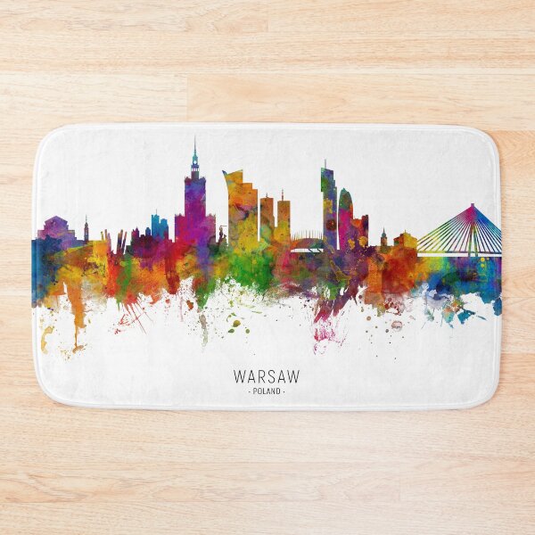 Item preview, Warsaw Poland Skyline designed and sold by ArtPrints.