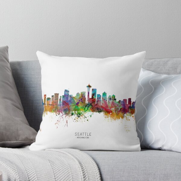 Item preview, Seattle Washington Skyline designed and sold by ArtPrints.