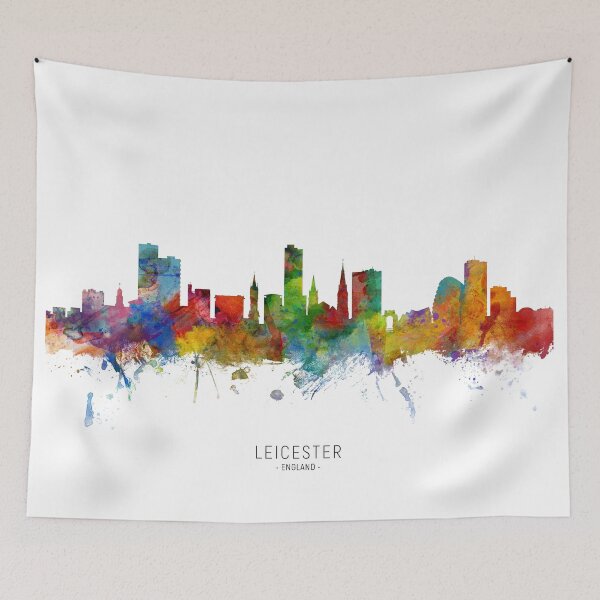 Item preview, Leicester England Skyline designed and sold by ArtPrints.